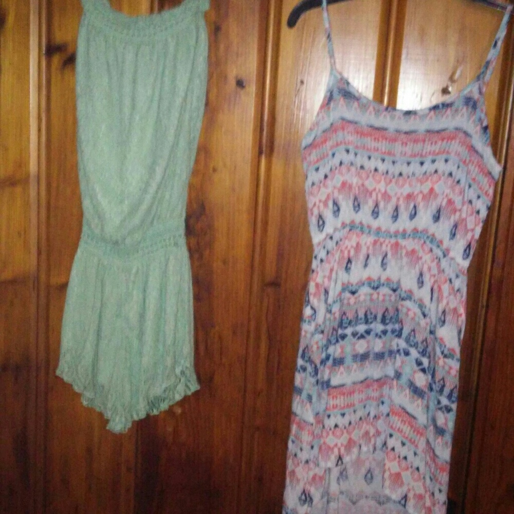 Summer dress and romper.